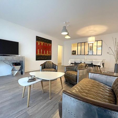 L'Ideal 112 - 85M2, 2 Chambres, Parking & Cabine De Plage 도빌 외부 사진