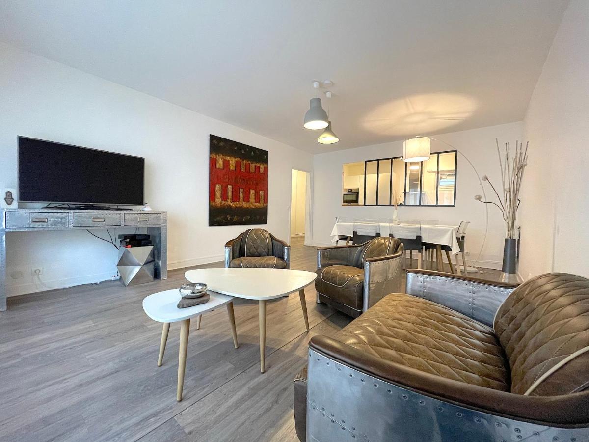 L'Ideal 112 - 85M2, 2 Chambres, Parking & Cabine De Plage 도빌 외부 사진